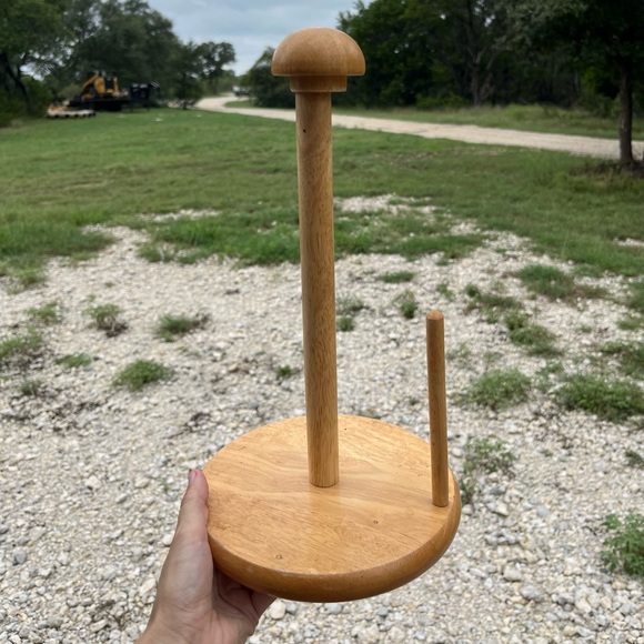 Wooden Paper Towel Holder - Picture 1 of 1